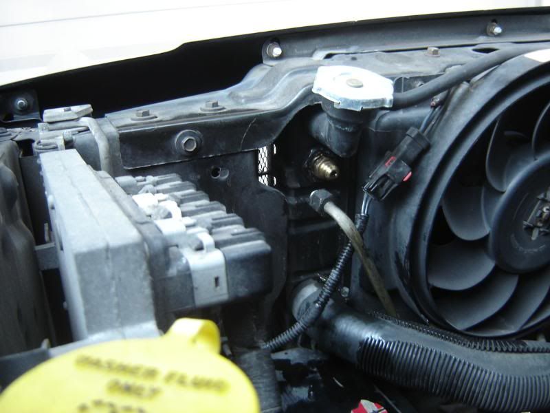 Trans cooler install in a XJ